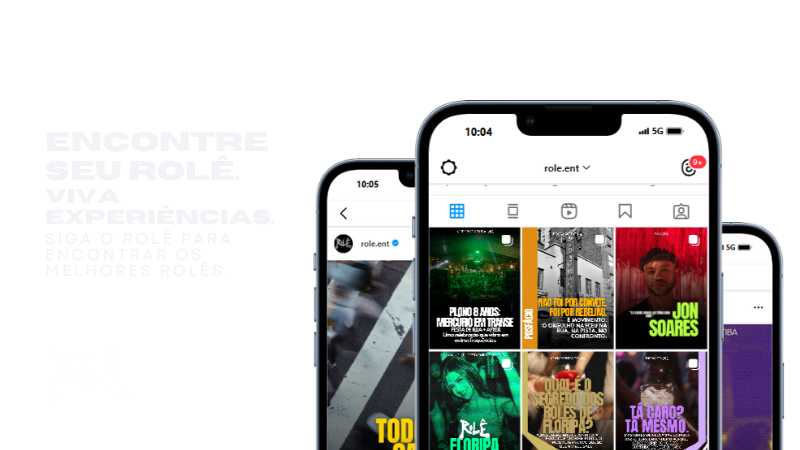Banner do site ROLÊ com destaque cultural